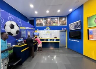 Afribet Betting Store in Angola
