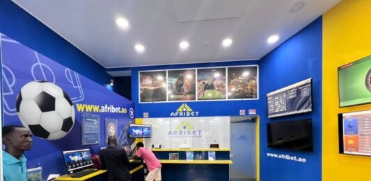 Afribet Betting Store in Angola