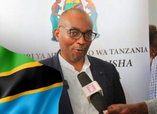 Mr. George Nandepo, during his visit to the Commission's pavilion at the 49th Dar es Salaam International Trade Fair (DITF) in Tanzania
