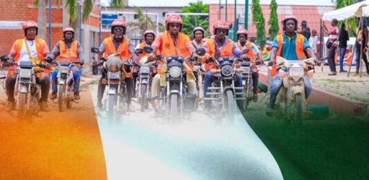 Betclic Group campaign to promote moto-taxi drivers