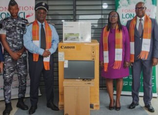 LONACI FOUNDATION Donates Computers to Police