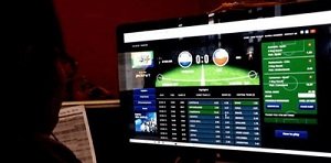 File image showing a betting website.