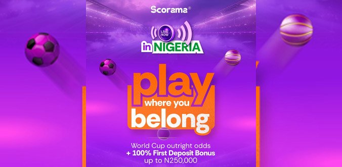 Scorama Launch in Nigeria with Bold World Cup Outright Odds and Mouth-Watering Bonuses