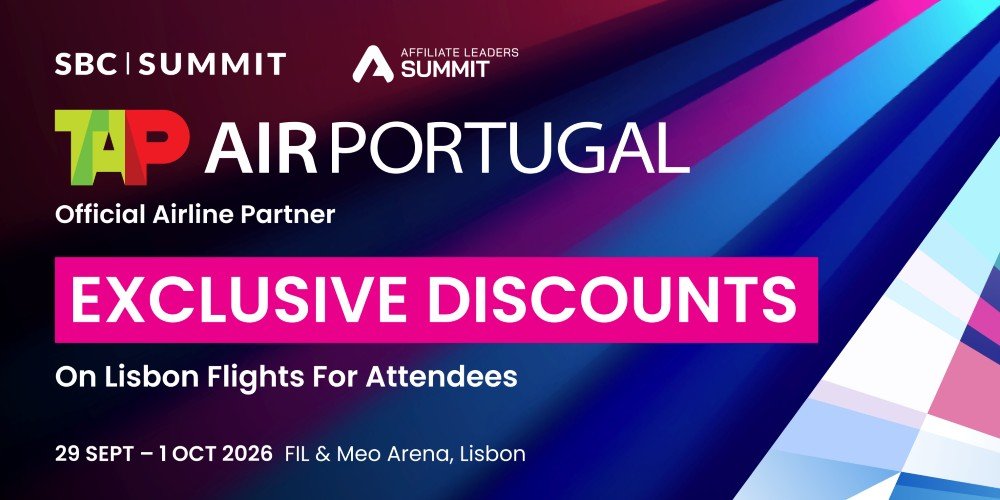 TAP Air Portugal Named Official Airline Partner of SBC Summit and Affiliate Leaders' Summit