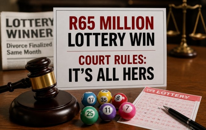 R65 Million Lottery Win Sparks Legal Battle Between Divorced Couple