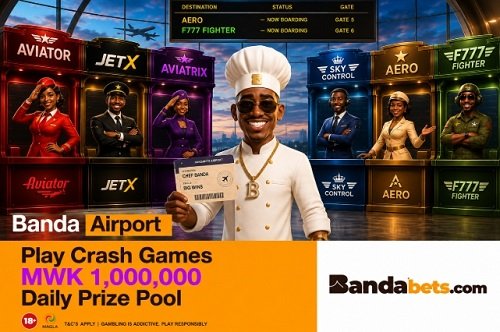 Bandabets Brings Six Crash Games Under One Platform in Malawi
