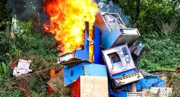 Illegal Betting Crackdown Intensifies as 57 Machines Destroyed in Embu