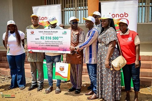 LONAB Celebrates 82.5 million FCFA Winner in Ouahigouya