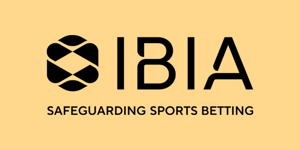 IBIA logo on a peach background with the slogan 'Safeguarding Sports Betting' beneath it.
