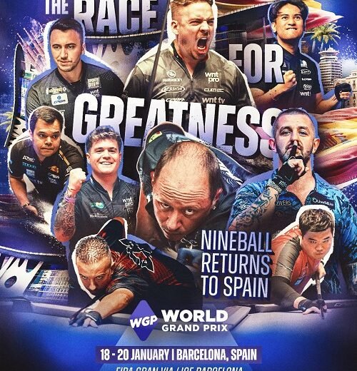 ICE Barcelona Announces World Nineball Event as World Grand Prix Debuts in Spain